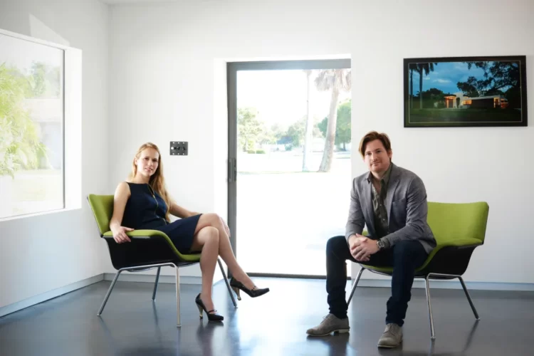 Victoria Lear and her husband, architect Daniel Lear, of Lear Studio Architecture & Design.