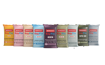 SOMANY’s EZY FIX range of tile adhesives is designed to meet the demands of your tiling needs