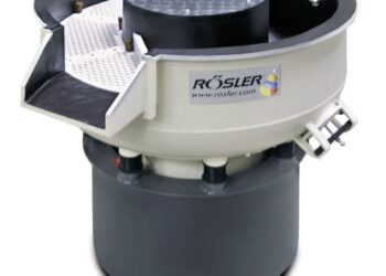 Rösler Uk Showcases its R220ec Rotary Vibrator at Mach 2024