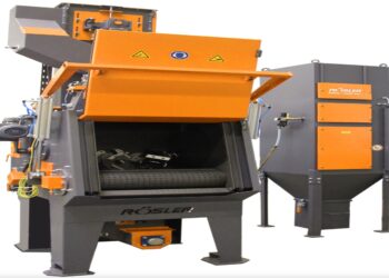 Rösler Uk Brings its Impressive Rmbc Tumble Belt Blast Machine to Mach 2024