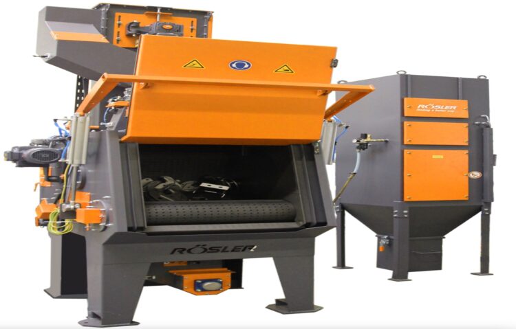 Rösler Uk Brings its Impressive Rmbc Tumble Belt Blast Machine to Mach 2024
