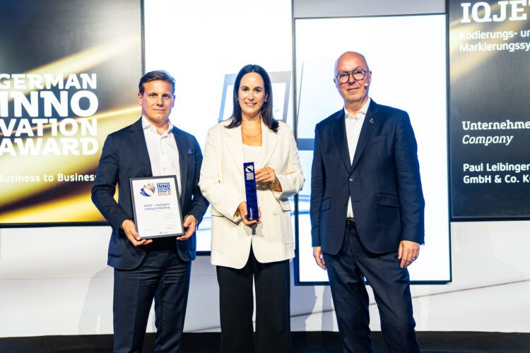 LEIBINGER Wins the “German Innovation Award” for IQJET And is Also Recognized as “Innovator of the Year”